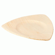 Assiette triangulaire feuille de palmier 15x13x1cm - par 200