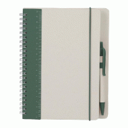 Bloc-notes et stylo vert - 8436569560709