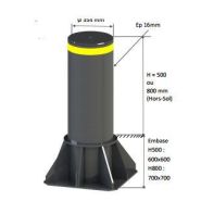 Borne de défense TITAN 700 FIXE - Citinnov - Sécurité maximale, résistance certifiée K8/K12_1