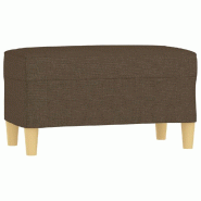 Helloshop26 - Banc banquette marron 70 x 35 x 41 cm tissu 02_0010452 - marron polyester 3000575582724