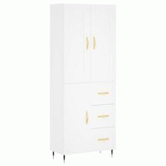 Helloshop26 - Buffet bahut commode armoire meuble de rangement organisateur cuisine salle de séjour salon haut 69,5 x 34 x 180 cm 02_0032701 - 300021 Helloshop26 - Buffet bahut commode armoire meuble de rangement organisateur cuisine salle de séjour salon haut 69,5 x 34 x 180 cm 02_0032701 - 300021