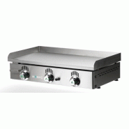 Plancha à gaz NOVO-SNACK lisse en ACIER rectifié - L800 | Mainho - NS80N