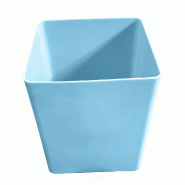 Plast'up rotomoulage pot de fleurs cubio h 50cm - bleupastel - bleu 0637962081923