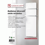 Radiateur seche serviette décoratif design blanc 1200w Radiateur seche serviette décoratif design blanc 1200w