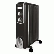 SCHOLTES Radiateur Bain D'huile 2000w Noir schv709n - noir 3523930109713