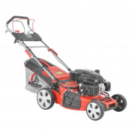 Tondeuse 5 en 1 thermique autotractée avec démarreur électrique 53 cm Hecht