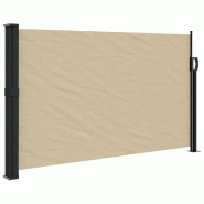 VidaXL Auvent latéral rétractable beige 120x600 cm Modèle Riviera Advance - 4004495