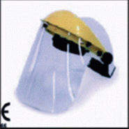Visière de protection en PVC avec réglage - Casque pour travaux d'élagage, forestiers et de chantier