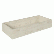 Bac en bois Cage érable 86x39,5x15cm