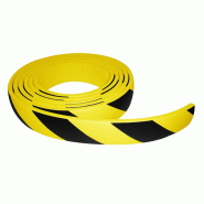 Bande de protection mousse NBR adhésive 5 m 10 mm - Noir / Jaune