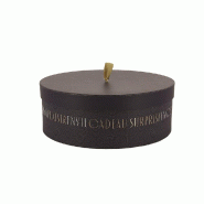 Boite carton ronde "Excellence" Ø25x9 cm - par 20