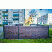 Cache conteneur modele mixte alu