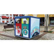 Déchetterie mobile pour la collecte des déchets en milieu urbain - RECYPARK CLASSE I