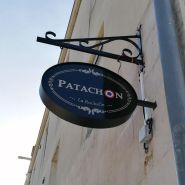 Enseigne Drapeau PVC Ovale Épaisseur 90 mm - chants blancs ou noirs