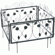 Helloshop26 - Clôture décorative de jardin en métal 13_0000779 - 3000141528989 Helloshop26 - Clôture décorative de jardin en métal 13_0000779 - 3000141528989