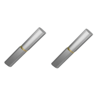 Charnière 80mm en acier, profilé de chute soudable, goupille fixe - Lot de 2 Charnière 80mm en acier, profilé de chute soudable, goupille fixe - Lot de 2