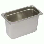 Lot de 5 Bacs Gastro Inox AISI 304 GN 1/3 Plein H. 200 mm - Gastroland - 3701666009464