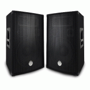 Paire d'enceintes Sono Bass Reflex Trapézoïdal à 3 voies 12"/30cm - 2 x 600W - BM SONIC BMS-12 - 3666638039064