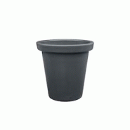 PLAST'UP ROTOMOULAGE Pot de fleurs rond xxl delight 420l - GRIS - gris 0669014882301