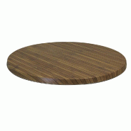 Plateau rond de table extérieur Werzalit Ø60cm décor Saigon