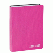 Quo Vadis - Agenda année scolaire - 2026-2027 - Eurotextagenda 15 - Journalier - Multilingue - Galaxy - Rose - 12 mois de août à juillet - 10x15 cm