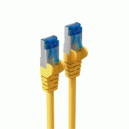 Shiverpeaks Câble patch, cat. 6A, S/FTP, 2,0 m, jaune - jaune 4017538118325