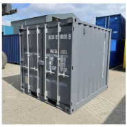 Container DRY maritime 10 pieds résistant aux intempéries, parfait pour les espaces réduits