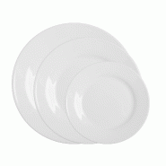 Assiette plate, drapeau, série Classic de Stalgast Ø 270 mm - porcelaine PZ6001270