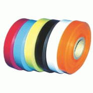 Bande PVC pour fond porte-étiquette - 100m de longueur - 38mm de hauteur - Divers couleurs Bande PVC pour fond porte-étiquette - 100m de longueur - 38mm de hauteur - Divers couleurs