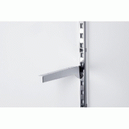 Consoles Alias+QV - 30cm Chrome - Lot de 2 - Platine 50mm - Compatible Queen Vogue, Dali, Global
