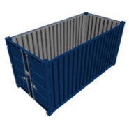 Container de stockage 15 pieds neuf - Porte double-battant - LC15 Container de stockage 15 pieds neuf - Porte double-battant - LC15