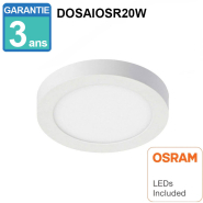 Downlight saillie led 20w - osram chip ip20 - réf dosaiosr20w4k