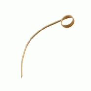 ECOLOMIQUE - 100 Pcs - Pic bambou incurvé avec boucle - 11 cm, idéal pour le service en horeca - ECO210BBCURVE11 - Bambou ECO210BBCURVE11 ECOLOMIQUE - 100 Pcs - Pic bambou incurvé avec boucle - 11 cm, idéal pour le service en horeca - ECO210BBCURVE11 - Bambou ECO210BBCURVE11