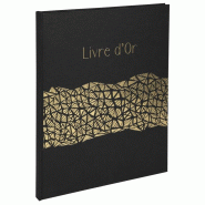 Exacompta Livre d'Or Aramy 22x27 cm, 100 pages, coloris noir - 3130630479819