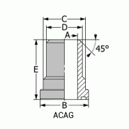 Gaine spiralée plate PVC bleue - ép. 2mm - L. 25mm - DN 40 - APGTPB253040_0