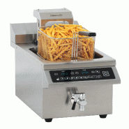 ITALCONCEPT Friteuse induction avec vanne de vidange et relevage automatique 8 litres CASSELIN - 3611630104265
