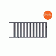 Portail coulissant barreaudé - 2500 / 1800_0