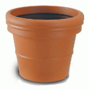 Pot rond lisse - Hauteurs 350 à 895 mm - Diamètres 430 à 765 mm - Polyéthylène - 21 coloris Pot rond lisse - Hauteurs 350 à 895 mm - Diamètres 430 à 765 mm - Polyéthylène - 21 coloris