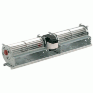 Ventilateur tangentiel - 2 turbines - longueur 270 mm - diamètre 60 mm