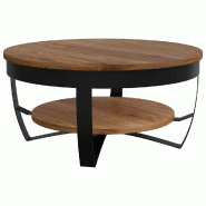 VidaXL Table basse 65x65x32 cm Bois d'acacia solide Modèle Apex Vision - 289616