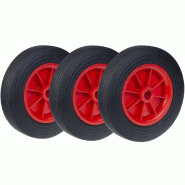 250mm 10" Inch Rubber Wheel Power Washer Generator 1 Inch Bore 250kgs (Set of 3) 250mm 10" Inch Rubber Wheel Power Washer Generator 1 Inch Bore 250kgs (Set of 3)