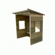 Abri bus / structure en bois / bardage en bois / avec banquette / 200 x 120 cm