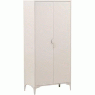 Armoire 2 portes en métal Piring beige Venture Home - beige 7340220835512