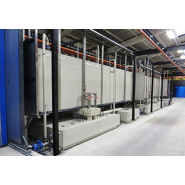 Bains chimiques et tunnels de pulvérisation adaptés à votre demande