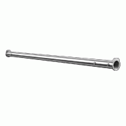 Barre de penderie RUN - L65cm Dia.28 mm - inox