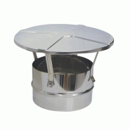 Chapeau pare-pluie polyfeu - Ø 200 mm - SPLUS - 2131350 Chapeau pare-pluie polyfeu - Ø 200 mm - SPLUS - 2131350