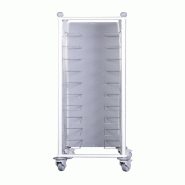 Chariot de 10 plateaux GN et 600 x 400 - Modèle MSW 200 - SARO - multi-matériau SAR-480-3000