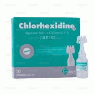 DÉsinfectant cutanÉ chlorhexidine gilbert unidoses