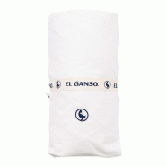 El Ganso - Drap-Housse 200x200+30cm Rabat Blanc - 100% Coton 180TC avec Logo Brodé - blanc GAN009 El Ganso - Drap-Housse 200x200+30cm Rabat Blanc - 100% Coton 180TC avec Logo Brodé - blanc GAN009