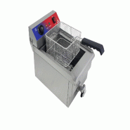 GASFRIT Friteuse électrique avec robinet et thermostat en Acier Inoxydable 100 x 200 x 220 mm - sz-101V